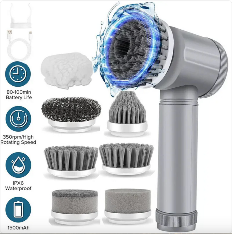 escaio Scrub™ — Cordless Spin Scrubber
